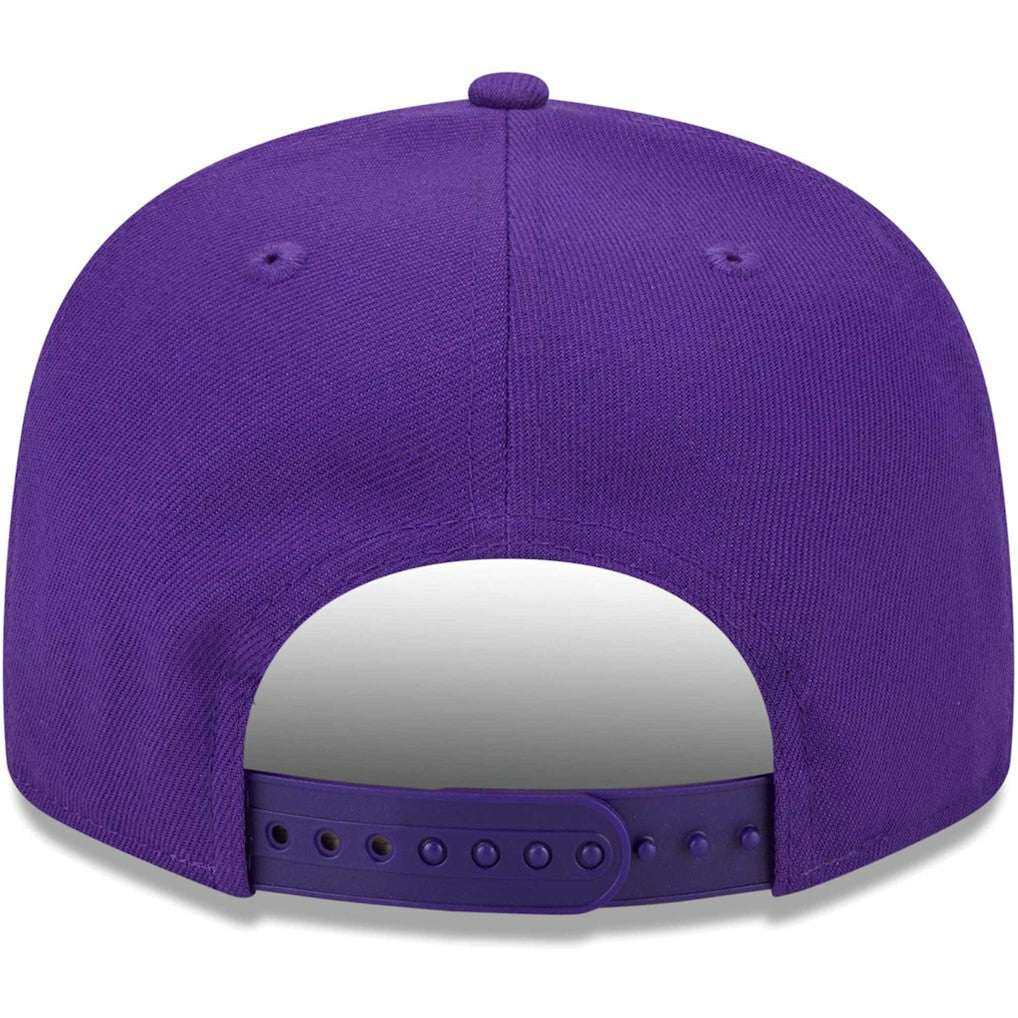 Minnesota Vikings New Era Main Script 9FIFTY Snapback Hat - Purple Hats