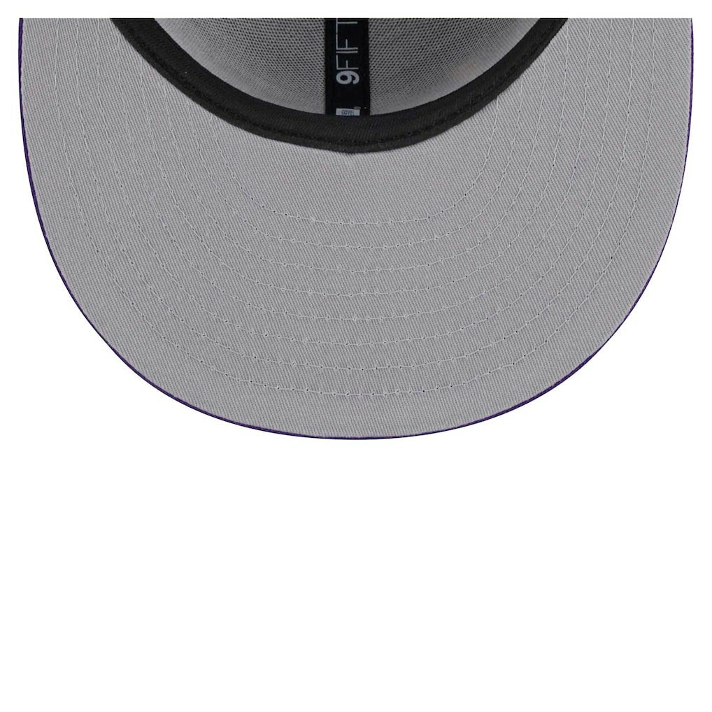 Minnesota Vikings New Era Main Script 9FIFTY Snapback Hat - Purple Hats