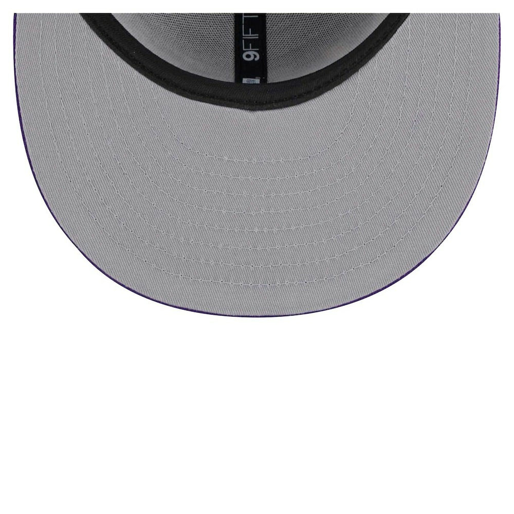 Minnesota Vikings New Era Main Script 9FIFTY Snapback Hat - Purple Hats