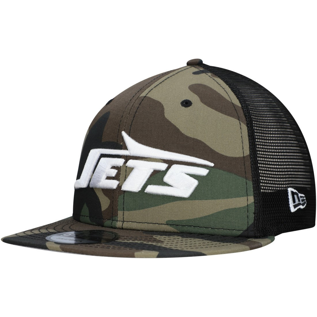 New York Jets New Era Main Trucker 9FIFTY Snapback Hat - Camo Hats