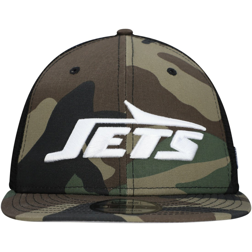 New York Jets New Era Main Trucker 9FIFTY Snapback Hat - Camo Hats
