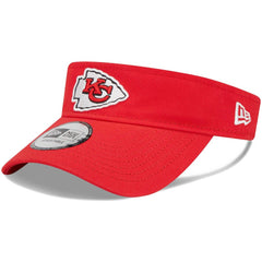 Kansas City Chiefs New Era Main Adjustable Visor - Red