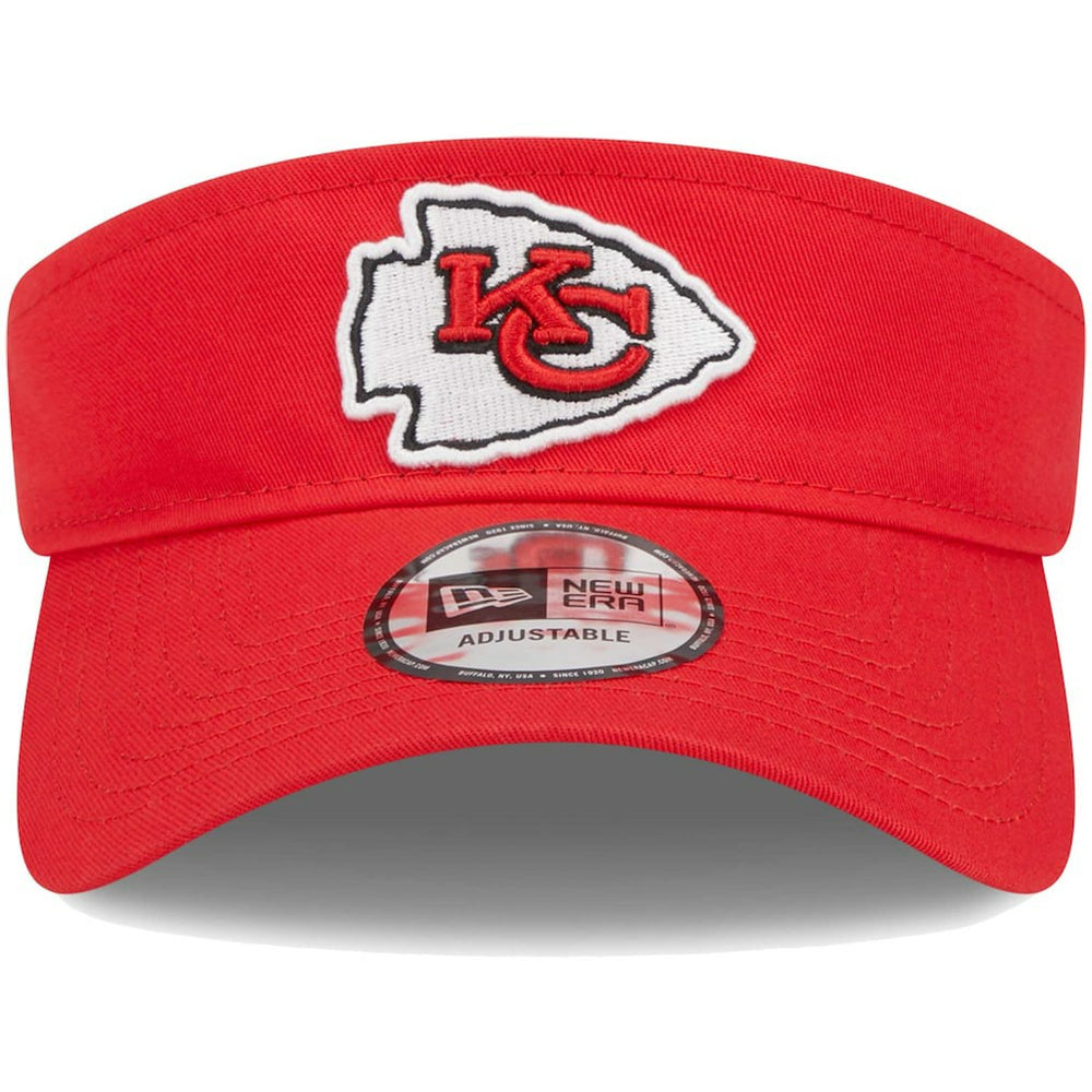 Kansas City Chiefs New Era Main Adjustable Visor - Red