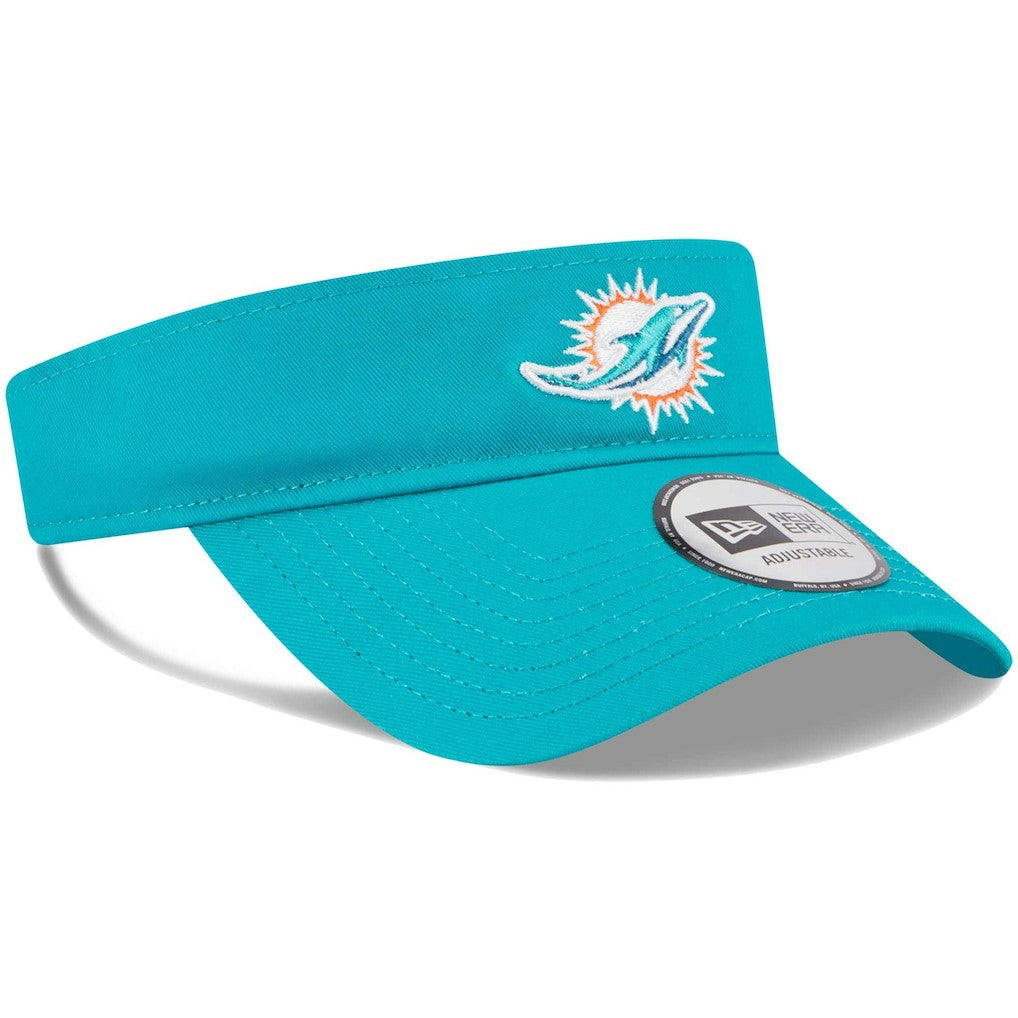 Miami Dolphins New Era Main Adjustable Visor - Aqua