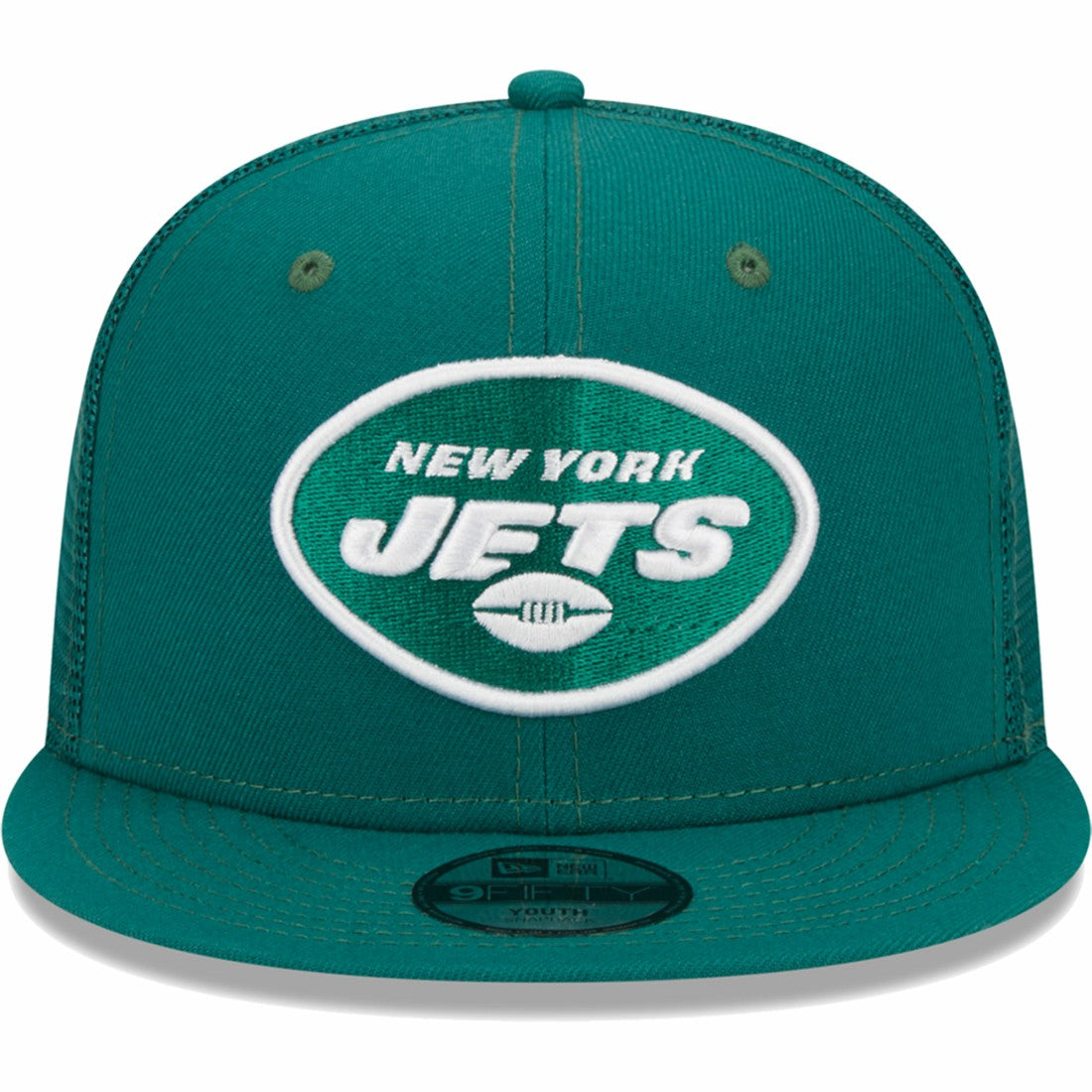 New York Jets New Era Youth Main Trucker 9FIFTY Snapback Hat - Green Hats