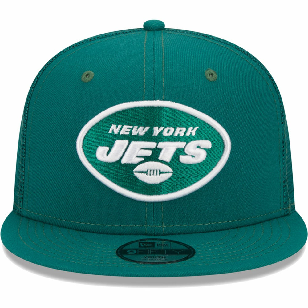 New York Jets New Era Youth Main Trucker 9FIFTY Snapback Hat - Green Hats