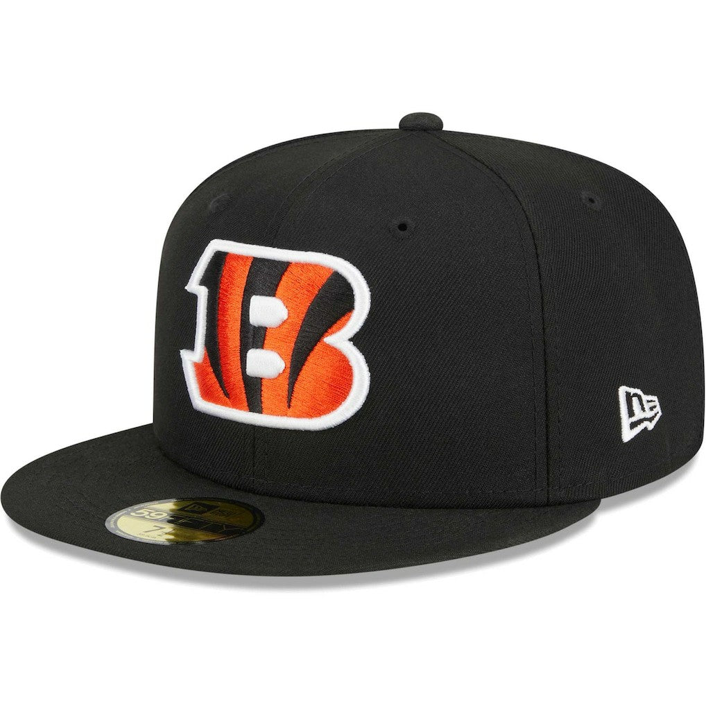 Cincinnati Bengals New Era Main 59FIFTY Fitted Hat - Black Hats