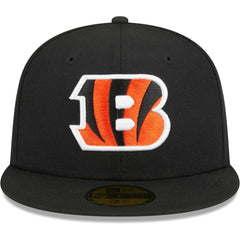 Cincinnati Bengals New Era Main 59FIFTY Fitted Hat - Black Hats