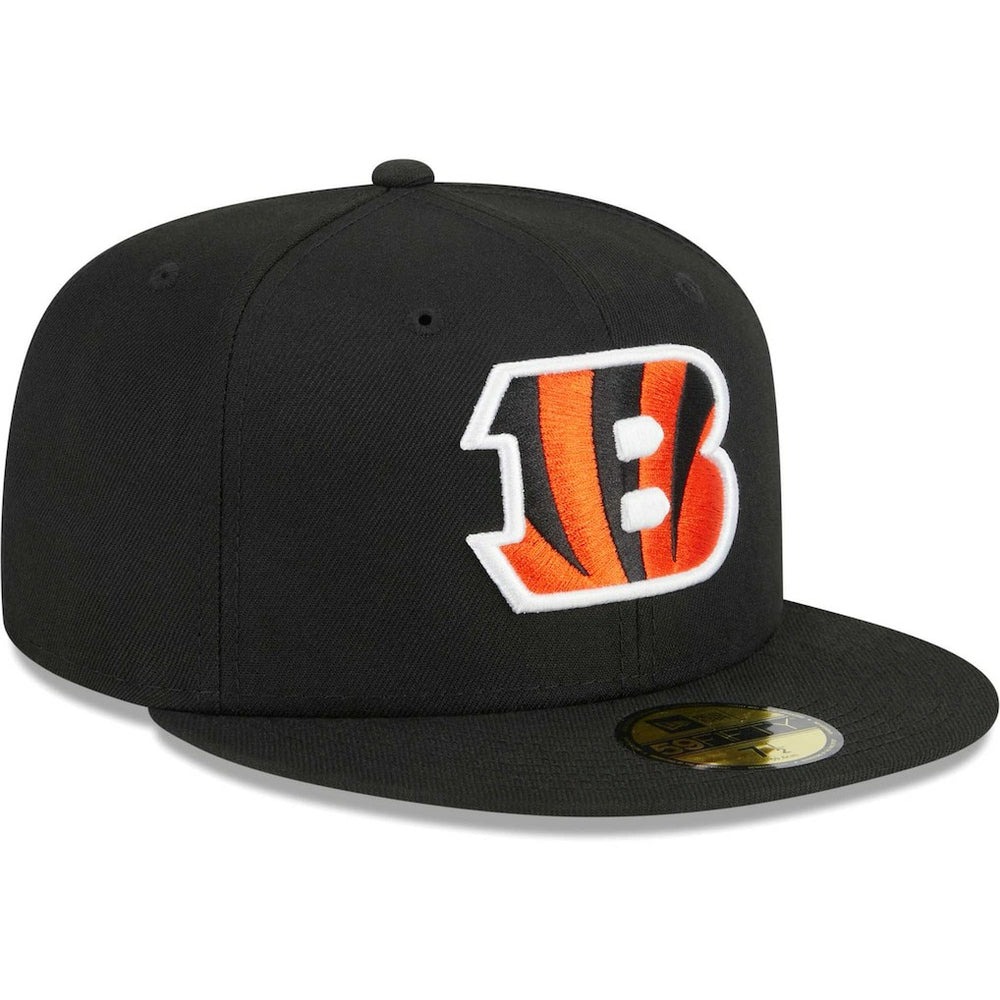Cincinnati Bengals New Era Main 59FIFTY Fitted Hat - Black Hats