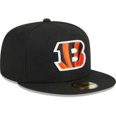 Cincinnati Bengals New Era Main 59FIFTY Fitted Hat - Black Hats