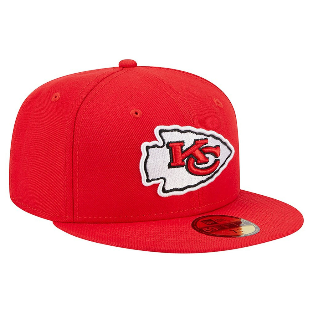 Kansas City Chiefs New Era Main 59FIFTY Fitted Hat - Red Hats