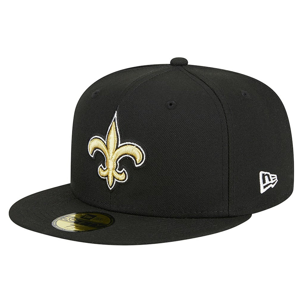 New Orleans Saints New Era Main 59FIFTY Fitted Hat - Black Hats