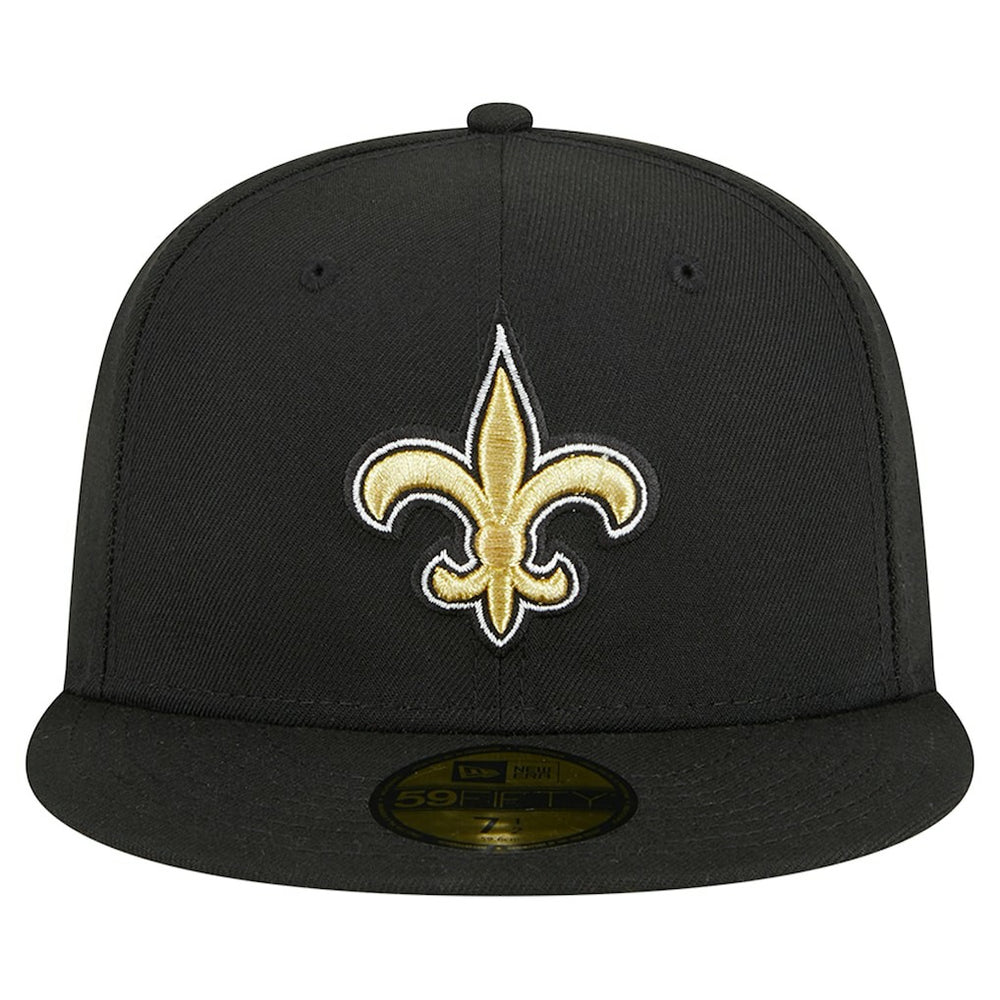 New Orleans Saints New Era Main 59FIFTY Fitted Hat - Black Hats