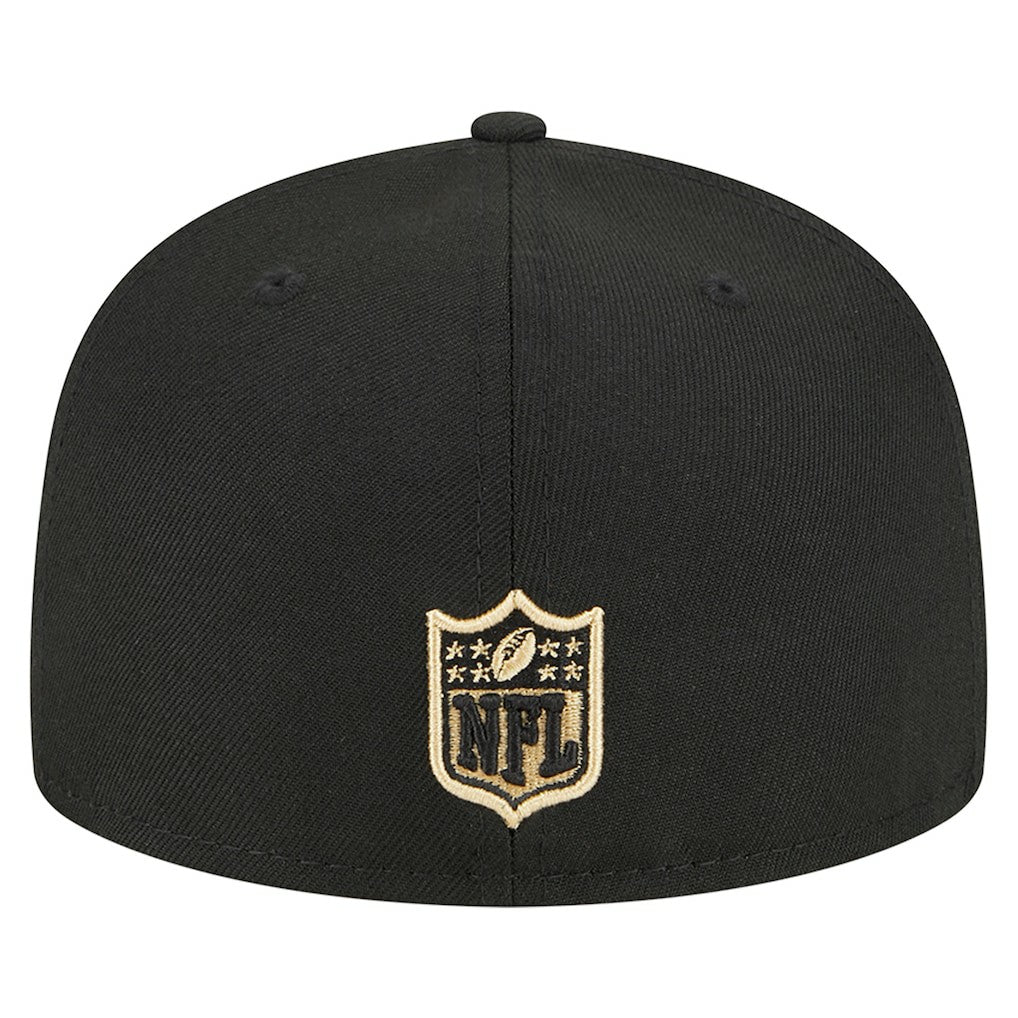 New Orleans Saints New Era Main 59FIFTY Fitted Hat - Black Hats
