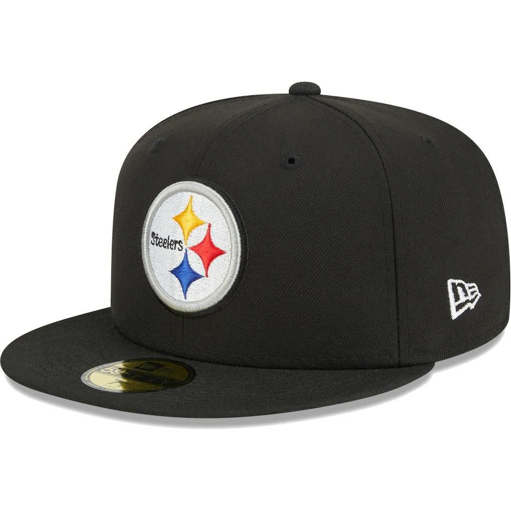 Pittsburgh Steelers New Era Main 59FIFTY Fitted Hat - Black Hats