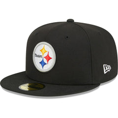 Pittsburgh Steelers New Era Main 59FIFTY Fitted Hat - Black Hats