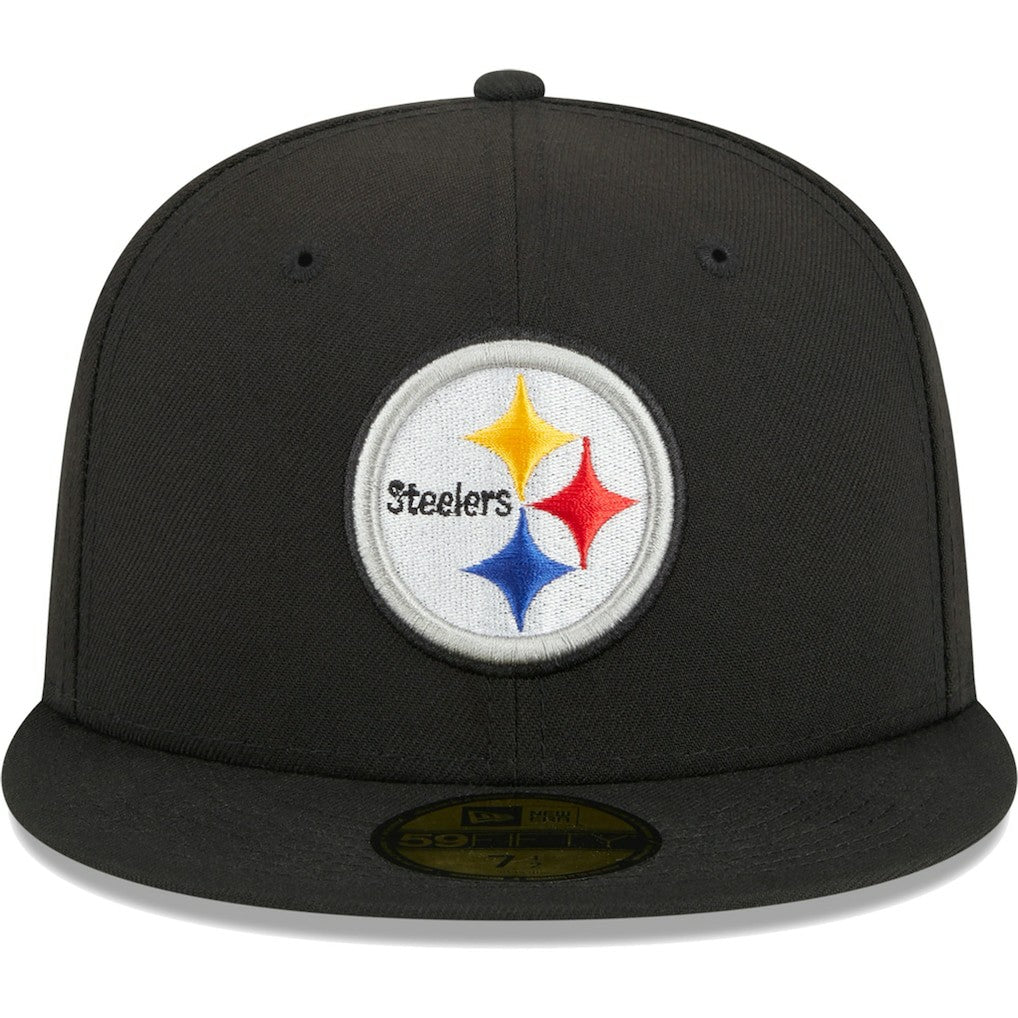 Pittsburgh Steelers New Era Main 59FIFTY Fitted Hat - Black Hats