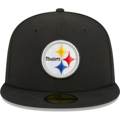Pittsburgh Steelers New Era Main 59FIFTY Fitted Hat - Black Hats