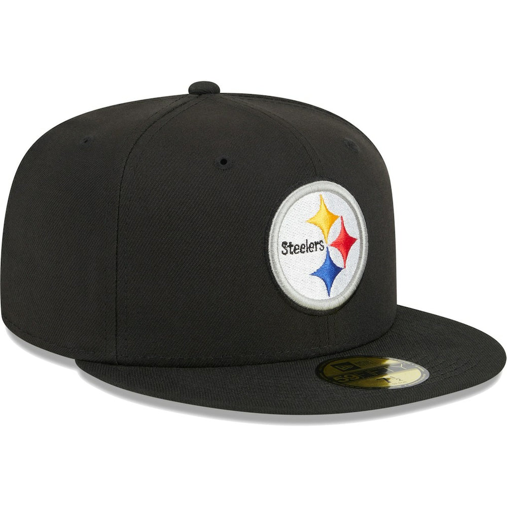 Pittsburgh Steelers New Era Main 59FIFTY Fitted Hat - Black Hats