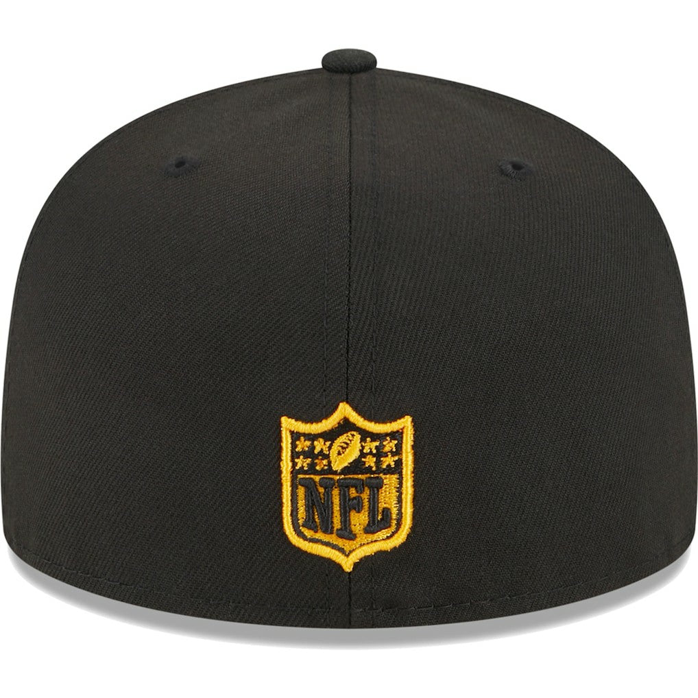 Pittsburgh Steelers New Era Main 59FIFTY Fitted Hat - Black Hats