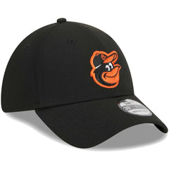 Baltimore Orioles New Era Logo 39THIRTY Flex Hat - Black Hats