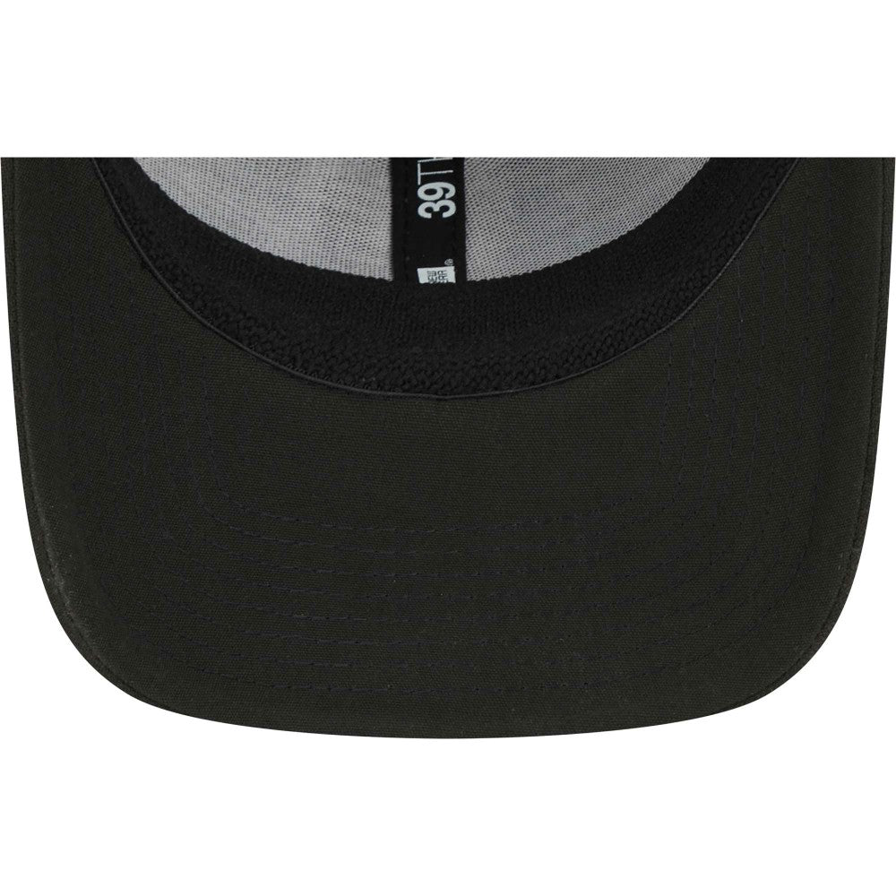 Cleveland Guardians New Era Logo 39THIRTY Flex Hat - Black Hats