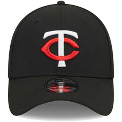 Minnesota Twins New Era Logo 39THIRTY Flex Hat - Black Hats