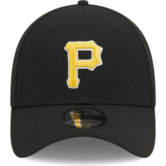 Pittsburgh Pirates New Era Logo 39THIRTY Flex Hat - Black Hats