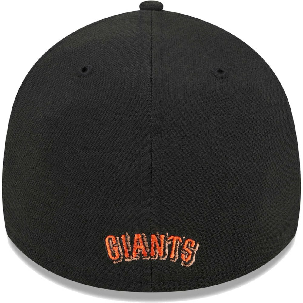 San Francisco Giants New Era Logo 39THIRTY Flex Hat - Black Hats