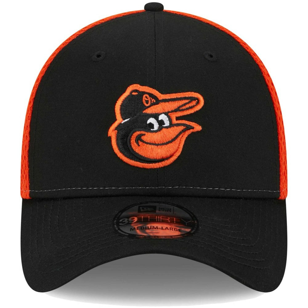 Baltimore Orioles New Era Team Neo 39THIRTY Flex Hat - Black Hats