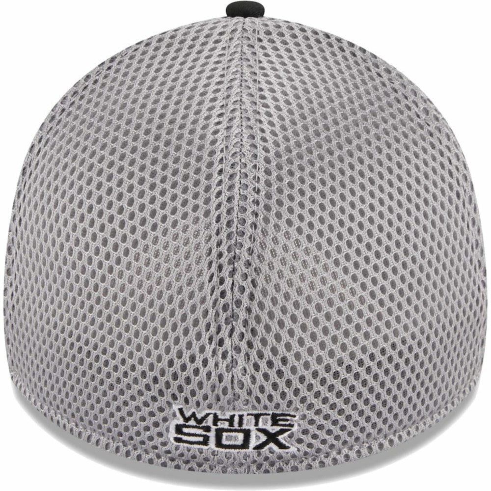 Chicago White Sox New Era Team Neo 39THIRTY Flex Hat - Black Hats
