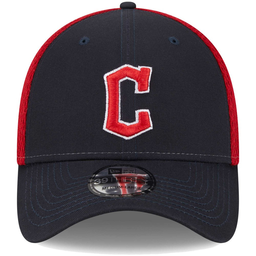 Cleveland Guardians New Era Team Neo 39THIRTY Flex Hat - Navy Hats
