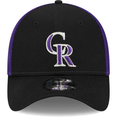 Colorado Rockies New Era Team Neo 39THIRTY Flex Hat - Black Hats