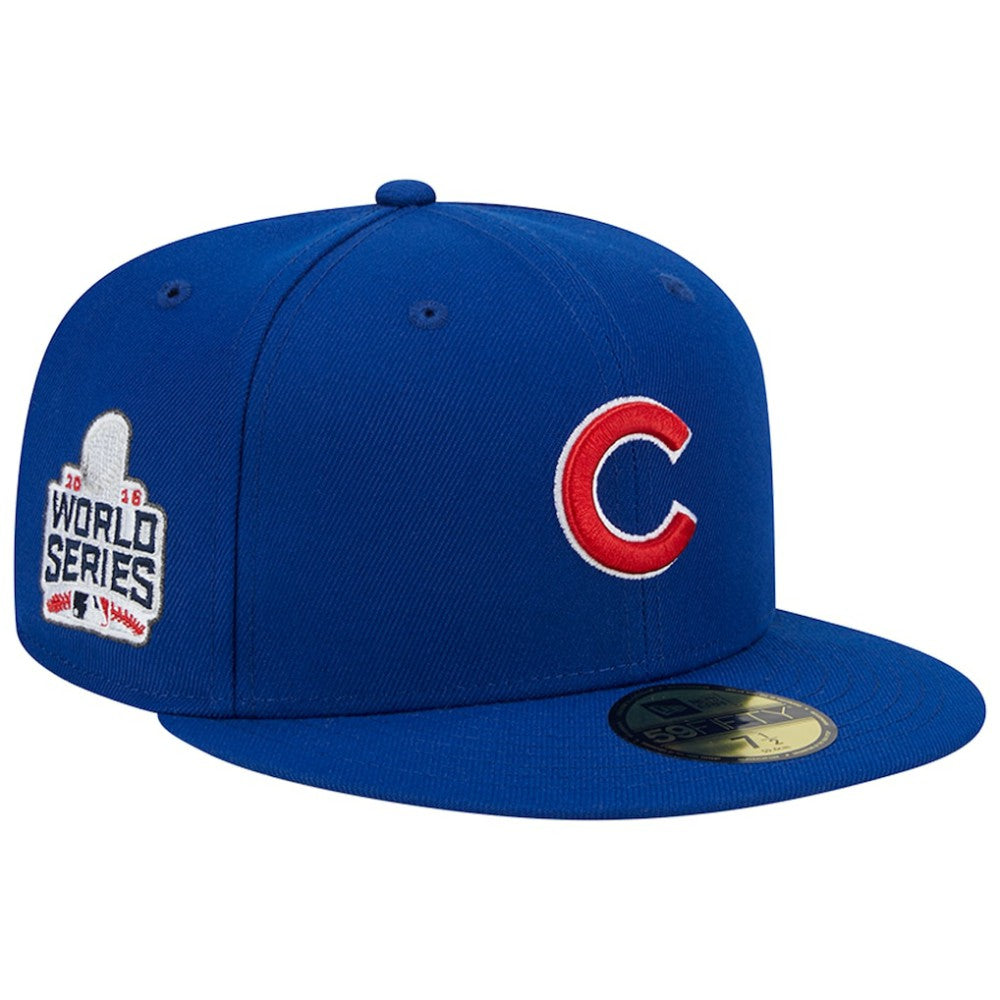Chicago Cubs New Era  2016 World Series Team Color 59FIFTY Fitted Hat - Royal Hats