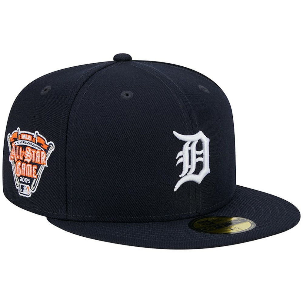 Detroit Tigers New Era  2005 All Star Game Team Color 59FIFTY Fitted Hat - Navy Hats