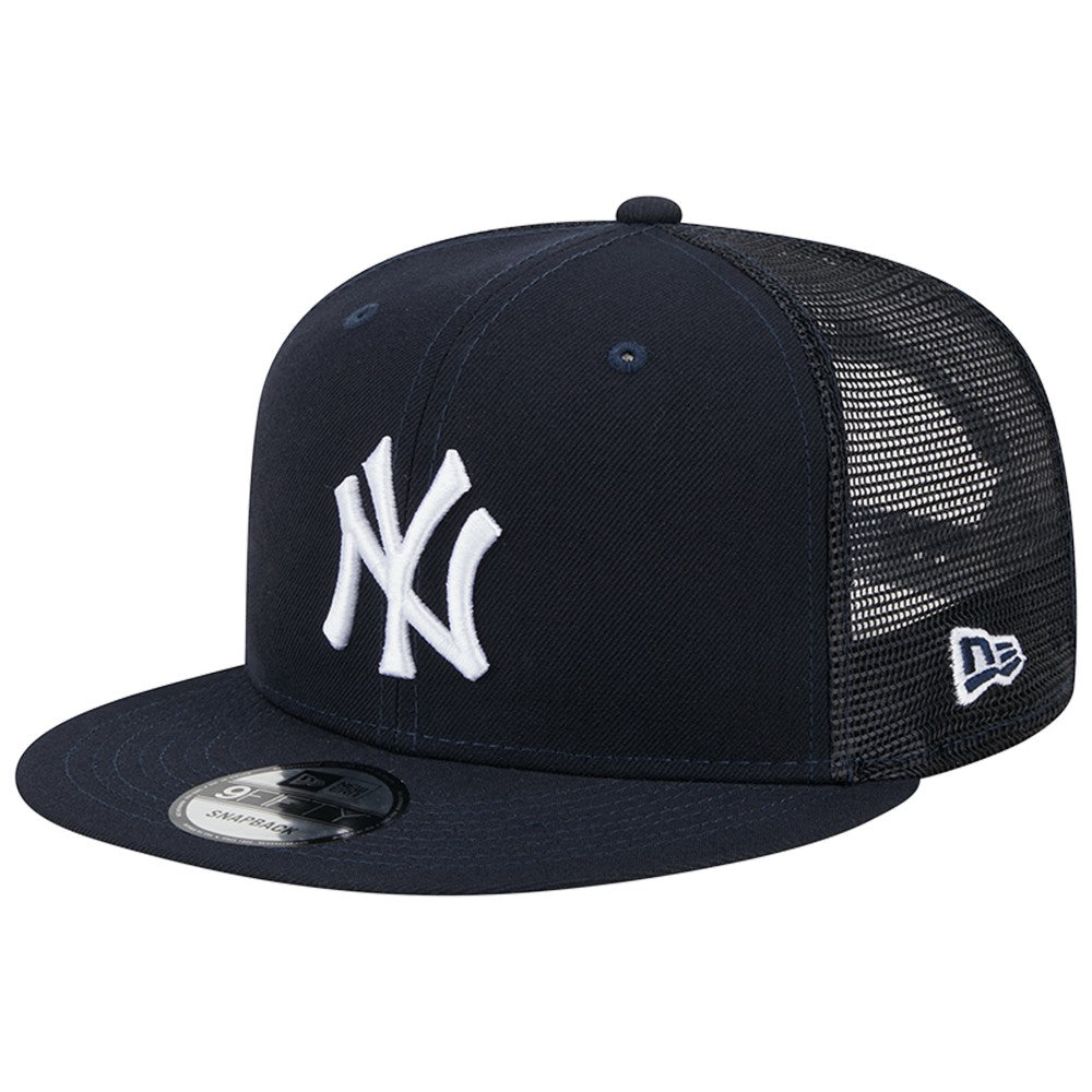 New York Yankees New Era Team Color Trucker 9FIFTY Snapback Hat - Navy Hats