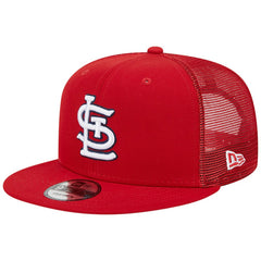 St. Louis Cardinals New Era Team Color Trucker 9FIFTY Snapback Hat - Red Hats