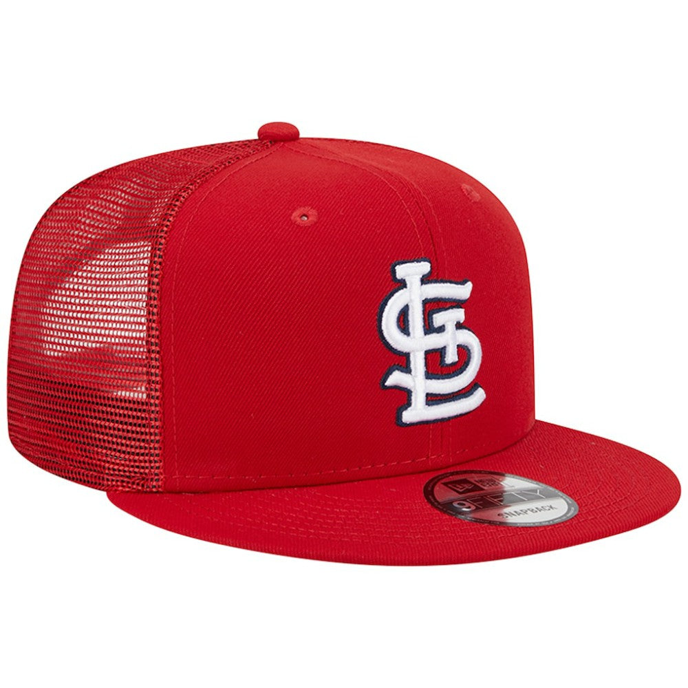 St. Louis Cardinals New Era Team Color Trucker 9FIFTY Snapback Hat - Red Hats
