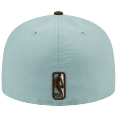 Philadelphia 76ers Two-Tone 59FIFTY Fitted Hat Light Blue/Brown - New Era