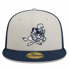 Dallas Cowboys New Era 2023 Sideline Historic 59FIFTY Fitted Hat - Cream/Navy Hats