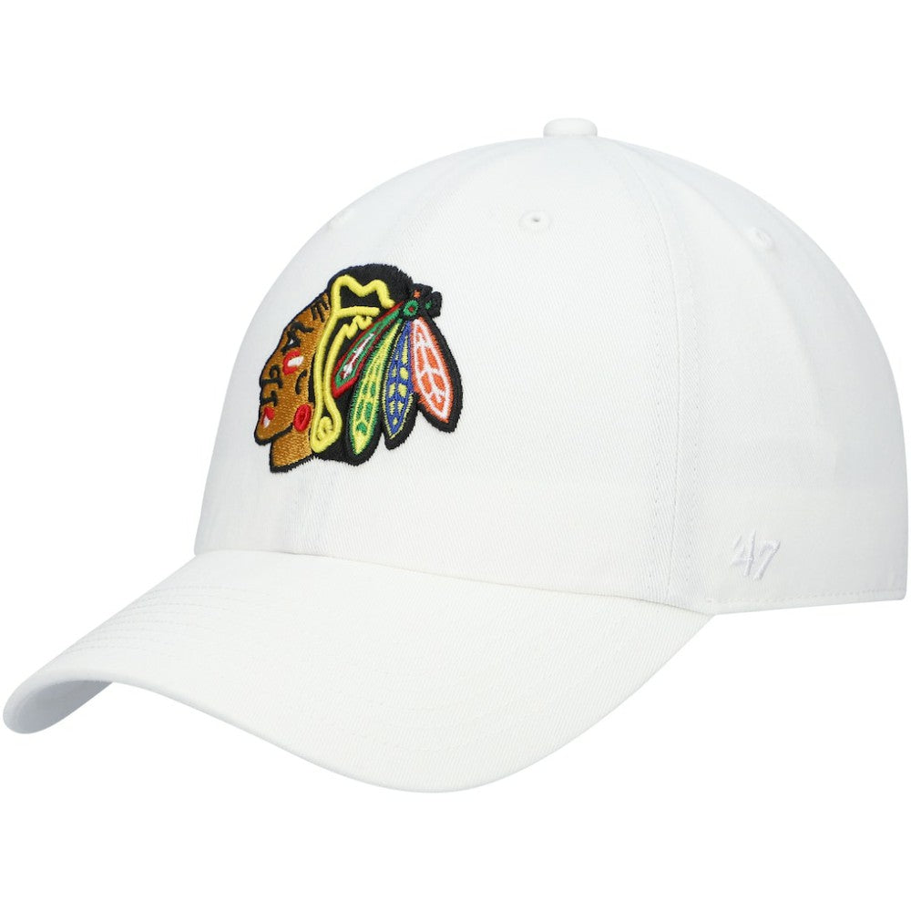 Chicago Blackhawks '47 Team Clean Up Adjustable Hat - White | US 200016665