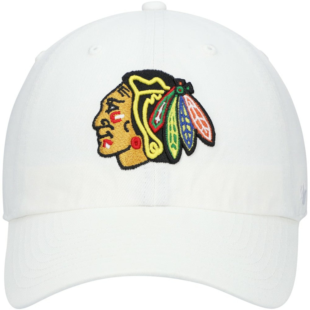 Chicago Blackhawks '47 Team Clean Up Adjustable Hat - White | US 200016665