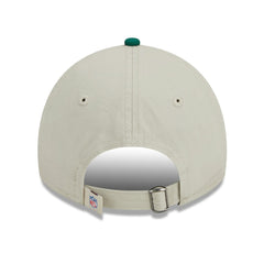 New York Jets New Era 2023 Sideline Historic 9TWENTY Adjustable Hat - Cream/Green Hats