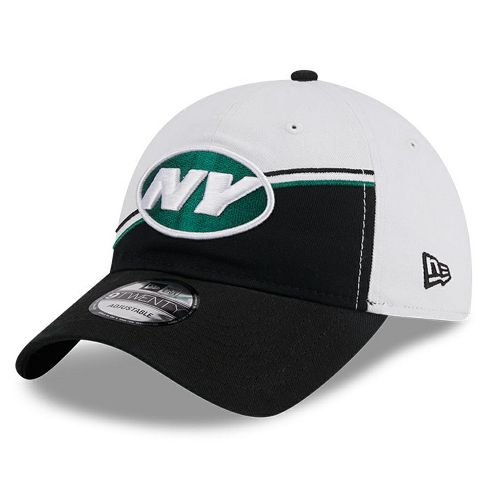 New York Jets New Era 2023 Sideline 9TWENTY Adjustable Hat - White/Black Hats