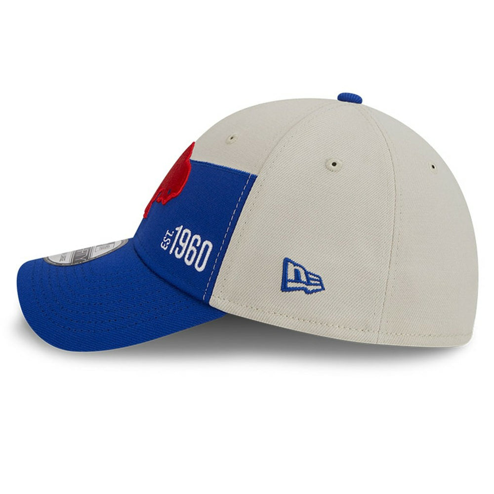 Buffalo Bills New Era 2023 Sideline Historic 39THIRTY Flex Hat - Cream/Royal Hats