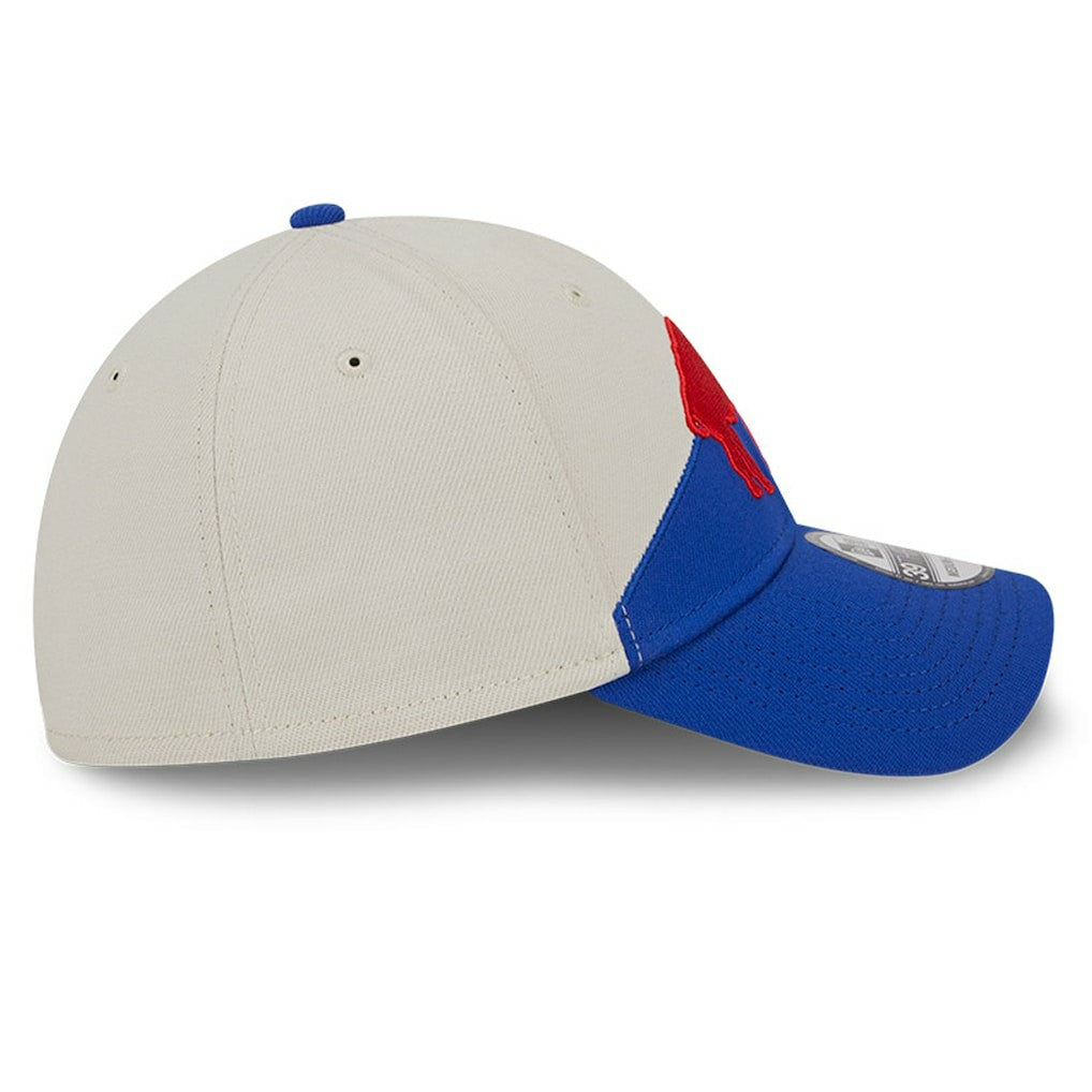 Buffalo Bills New Era 2023 Sideline Historic 39THIRTY Flex Hat - Cream/Royal Hats