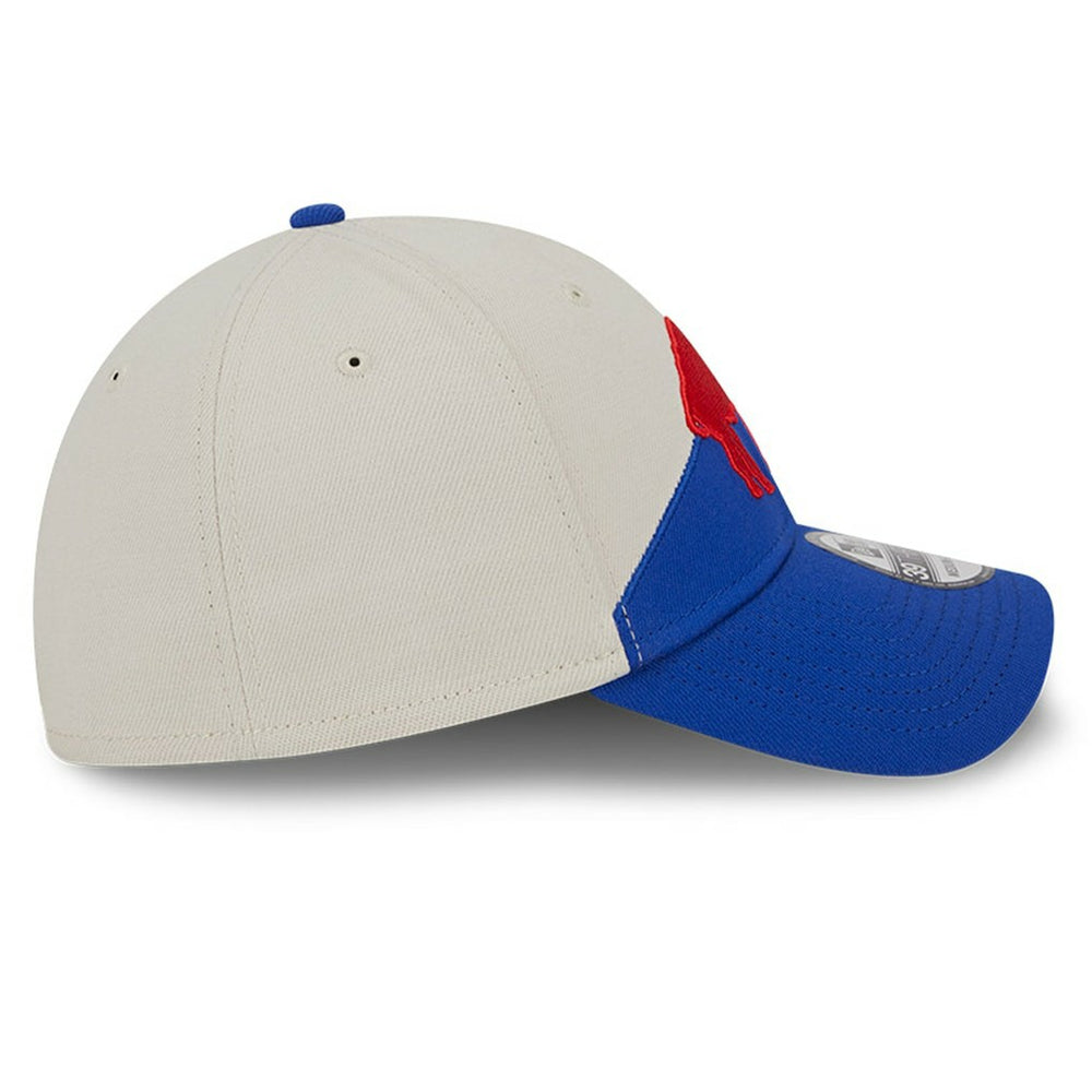 Buffalo Bills New Era 2023 Sideline Historic 39THIRTY Flex Hat - Cream/Royal Hats
