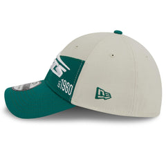 New York Jets New Era 2023 Sideline Historic 39THIRTY Flex Hat - Cream/Kelly Green Hats