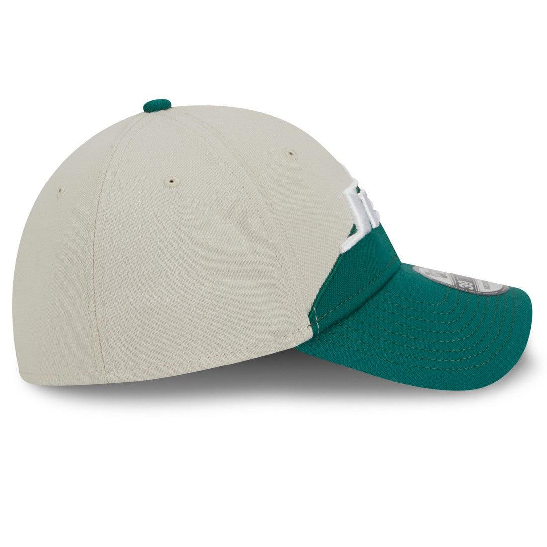 New York Jets New Era 2023 Sideline Historic 39THIRTY Flex Hat - Cream/Kelly Green Hats
