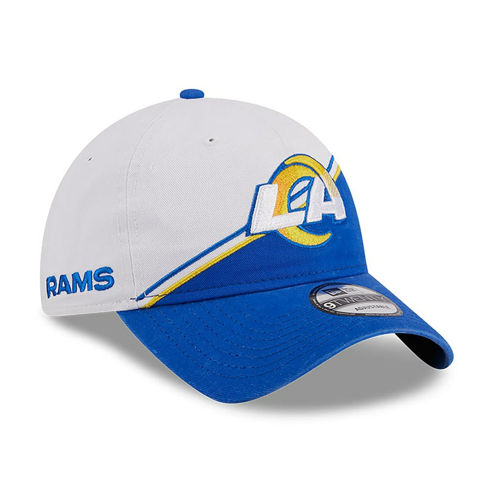 Los Angeles Rams New Era Youth 2023 Sideline 9TWENTY Adjustable Hat - White/Royal Hats
